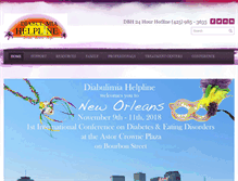 Tablet Screenshot of diabulimiahelpline.org